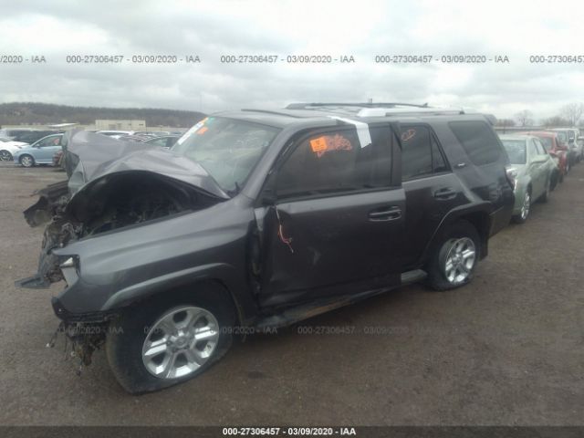 JTEBU5JR2F5249804 - 2015 TOYOTA 4RUNNER SR5/LIMITED/TRAIL/TRD PRO Gray photo 2