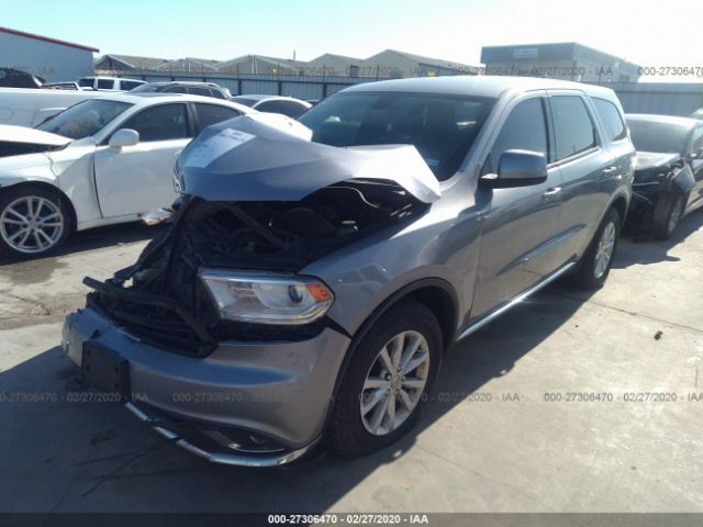 1C4RDHFG2FC740445 - 2015 DODGE DURANGO SSV Gray photo 2