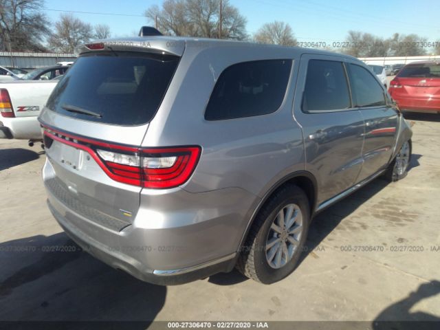 1C4RDHFG2FC740445 - 2015 DODGE DURANGO SSV Gray photo 4