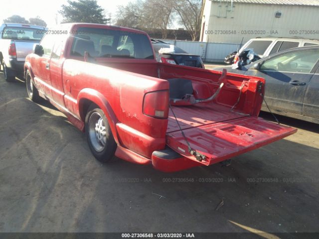 1GCCS19W618166692 - 2001 CHEVROLET S TRUCK S10 Red photo 3