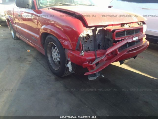 1GCCS19W618166692 - 2001 CHEVROLET S TRUCK S10 Red photo 6