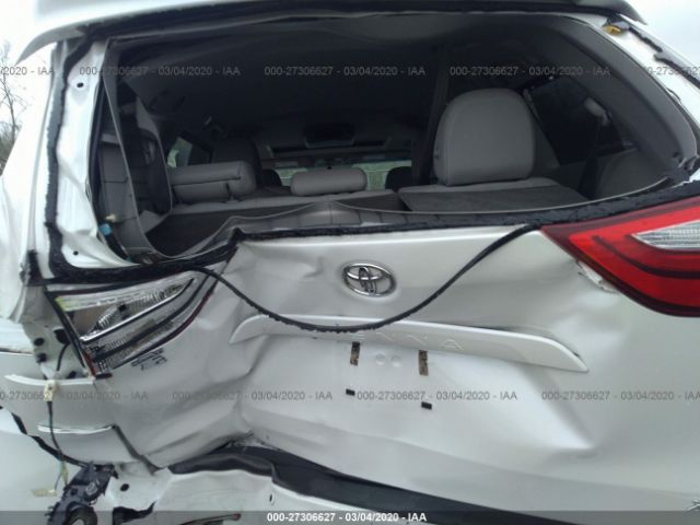 5TDYK3DC2FS599475 - 2015 TOYOTA SIENNA XLE/LIMITED White photo 8