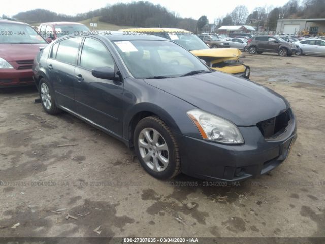 1N4BA41E97C838551 - 2007 NISSAN MAXIMA SE/SL Gray photo 1