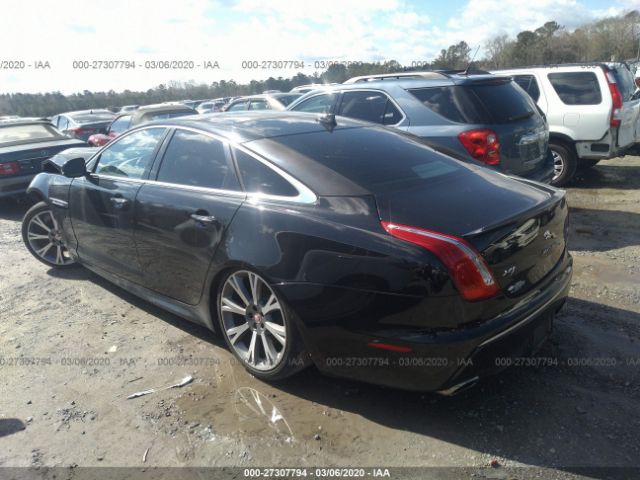 SAJWA1CZ8F8V88930 - 2015 JAGUAR XJ  Black photo 3