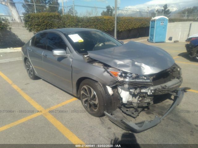 1HGCR3F88HA020067 - 2017 HONDA ACCORD EXL Silver photo 1