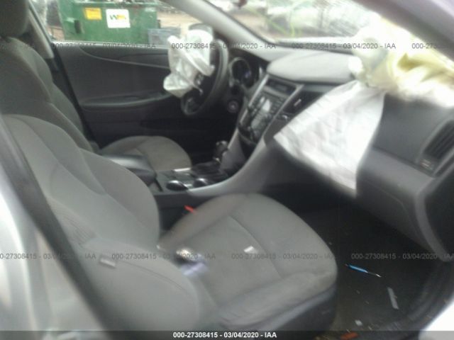 5NPEB4AC5DH755587 - 2013 HYUNDAI SONATA GLS Silver photo 5