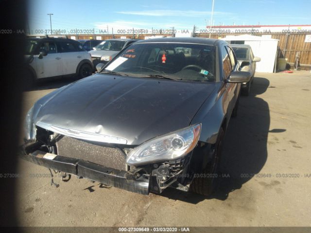 1C3CCBAB0CN154459 - 2012 CHRYSLER 200 LX Gray photo 2