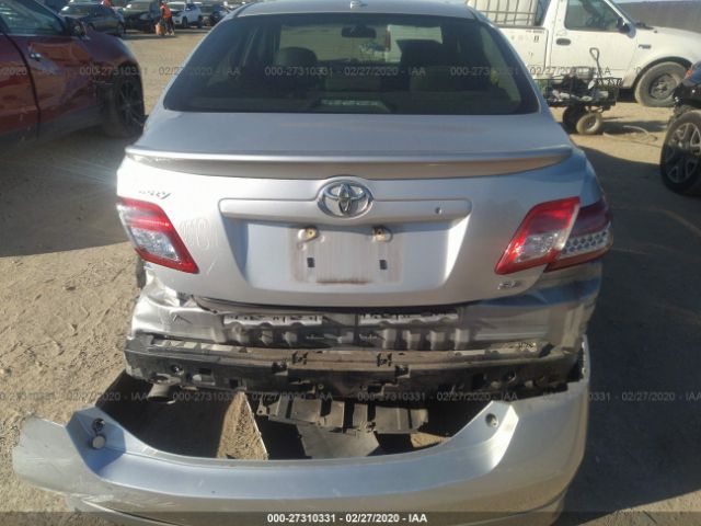 4T1BK3EK1BU621740 - 2011 TOYOTA CAMRY SE/LE/XLE Silver photo 6