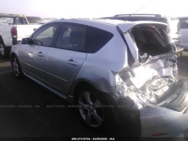 JM1BK144461478866 - 2006 MAZDA 3 HATCHBACK Silver photo 3