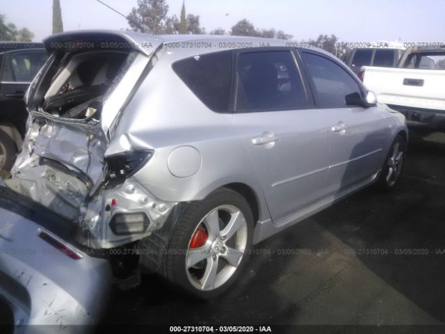 JM1BK144461478866 - 2006 MAZDA 3 HATCHBACK Silver photo 4