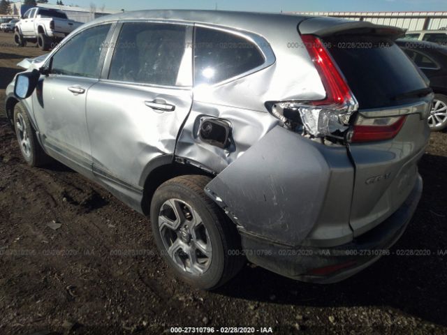 7FARW2H86JE081699 - 2018 HONDA CR-V EXL Silver photo 3