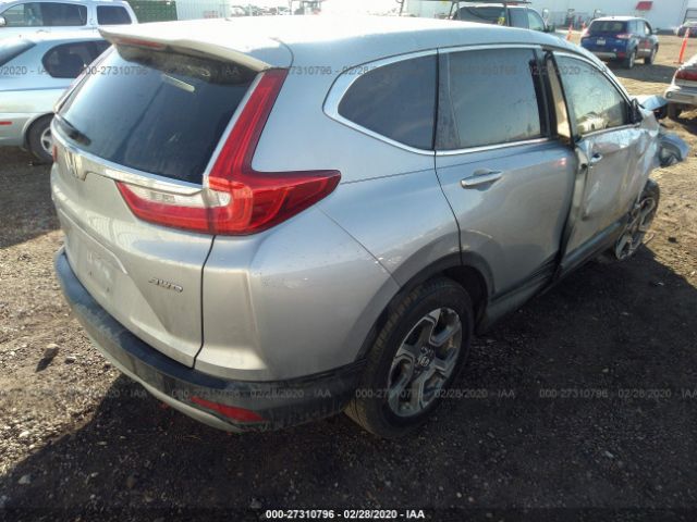 7FARW2H86JE081699 - 2018 HONDA CR-V EXL Silver photo 4