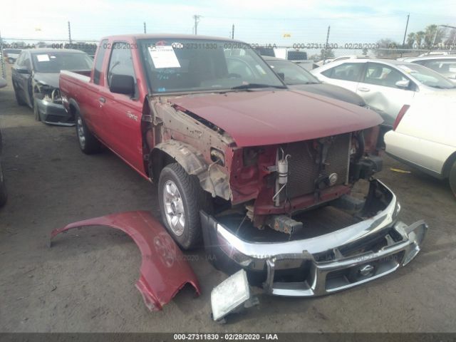 1N6DD26S2WC309886 - 1998 NISSAN FRONTIER KING CAB XE/KING CAB SE Burgundy photo 1