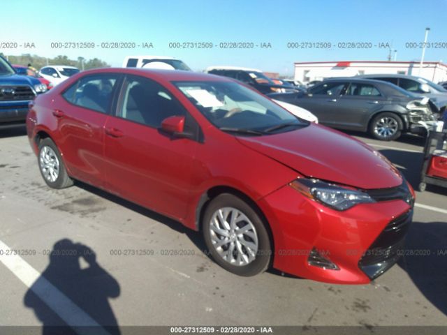 5YFBURHE5KP946248 - 2019 TOYOTA COROLLA L/LE/XLE/SE/XSE Red photo 1