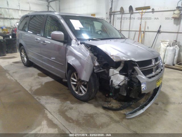 2C4RDGCG8FR712543 - 2015 DODGE GRAND CARAVAN SXT Gray photo 1