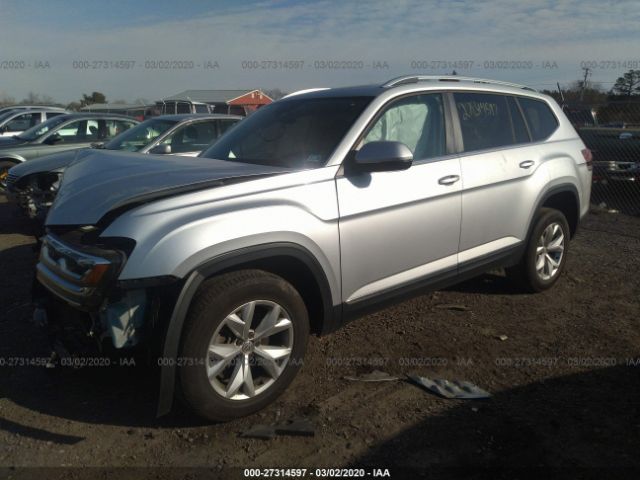 1V2MR2CA0JC594790 - 2018 VOLKSWAGEN ATLAS SEL Gümüş foto 2