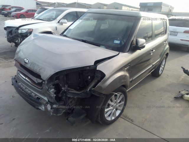 KNDJT2A68D7623566 - 2013 KIA SOUL +/!/SPORT Silver photo 2