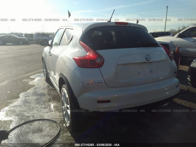 JN8AF5MR3DT216751 - 2013 NISSAN JUKE S/SV/SL White photo 3