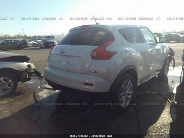 JN8AF5MR3DT216751 - 2013 NISSAN JUKE S/SV/SL White photo 4