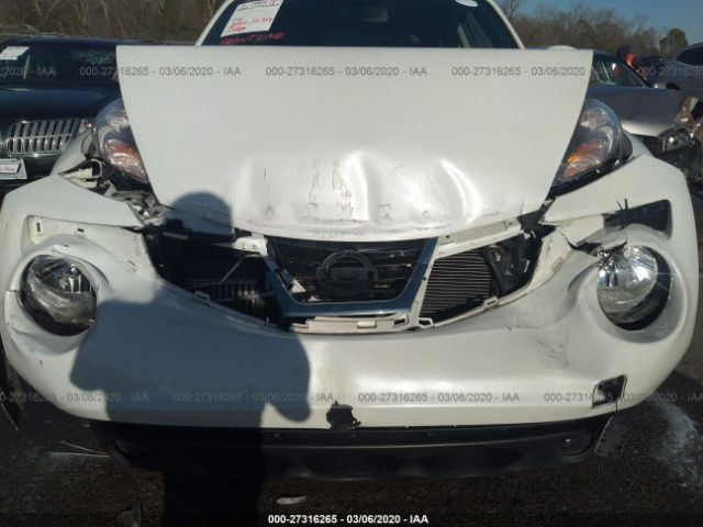 JN8AF5MR3DT216751 - 2013 NISSAN JUKE S/SV/SL White photo 6