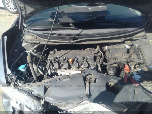 2HGFB2F98FH551613 - 2015 HONDA CIVIC EXL 灰色 照片 10