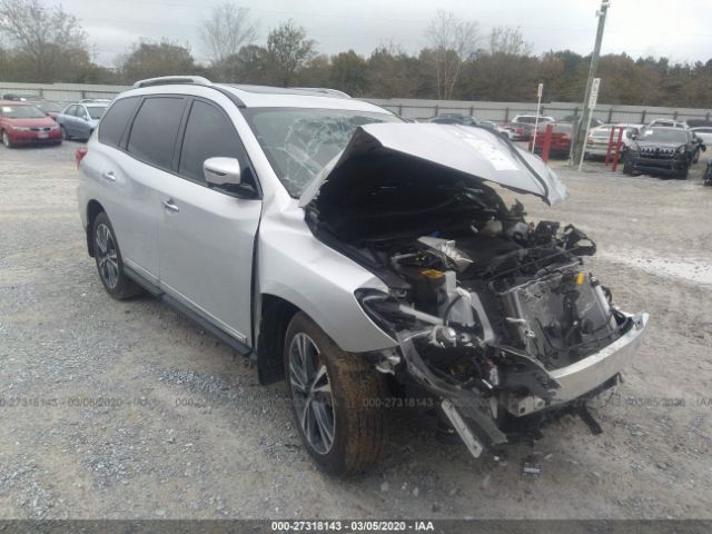 5N1DR2MN0JC670989 - 2018 NISSAN PATHFINDER S/SV/SL/PLATINUM Silver photo 1