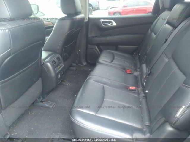 5N1DR2MN0JC670989 - 2018 NISSAN PATHFINDER S/SV/SL/PLATINUM Silver photo 8