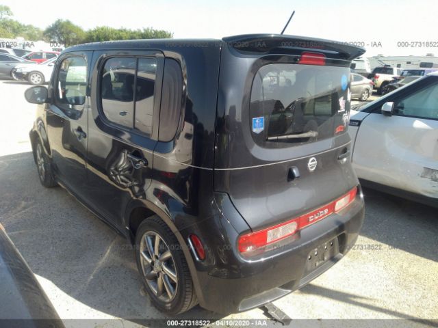 JN8AZ2KR9BT203198 - 2011 NISSAN CUBE S/SL/KROM Black photo 3