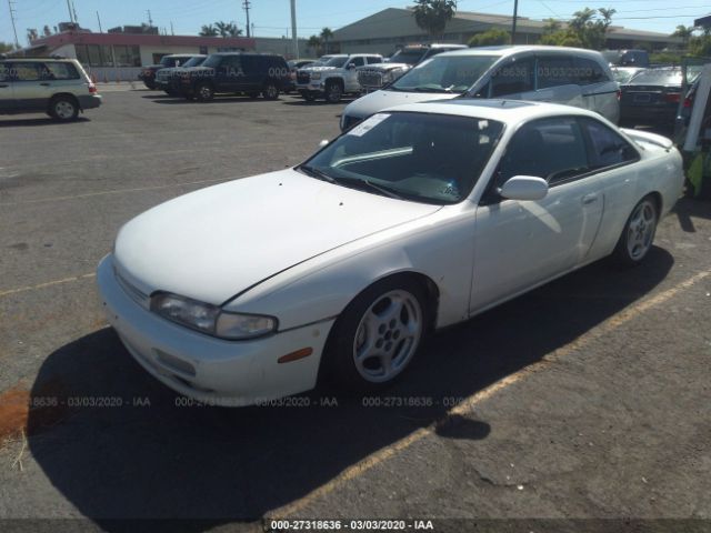 JN1AS44DXSW003073 - 1995 NISSAN 240SX SE White photo 2