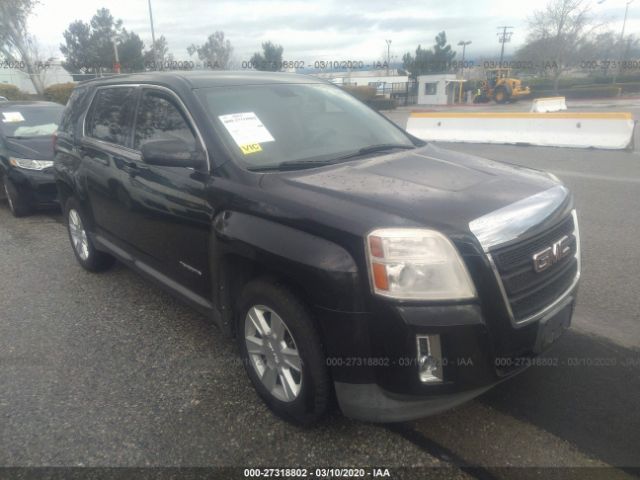 2CTALBEW3A6299520 - 2010 GMC TERRAIN SLE Black photo 1