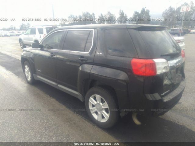 2CTALBEW3A6299520 - 2010 GMC TERRAIN SLE Black photo 3