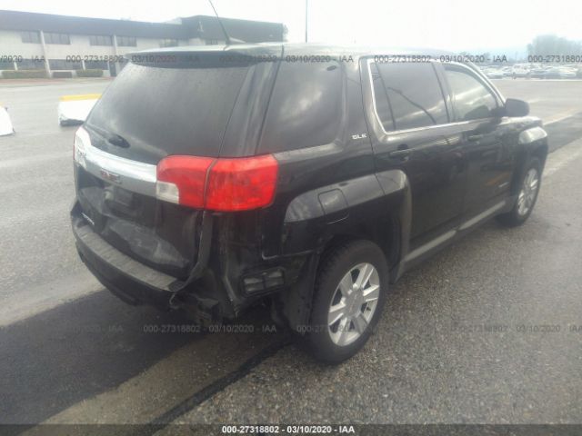 2CTALBEW3A6299520 - 2010 GMC TERRAIN SLE Black photo 4