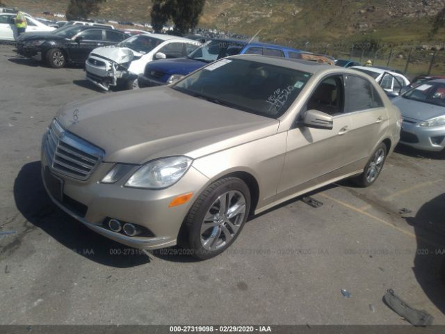 WDDHF5GB1AA208489 - 2010 MERCEDES-BENZ E 350 Beige photo 2