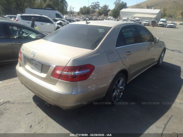 WDDHF5GB1AA208489 - 2010 MERCEDES-BENZ E 350 Beige photo 4