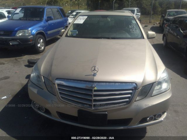 WDDHF5GB1AA208489 - 2010 MERCEDES-BENZ E 350 Beige photo 6