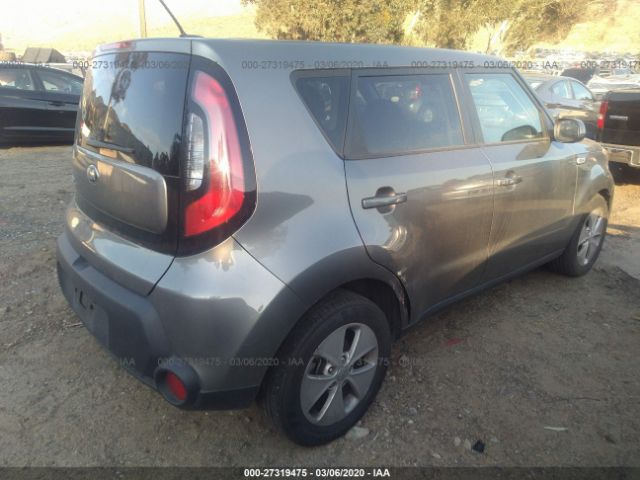 KNDJN2A29G7375419 - 2016 KIA SOUL  Gray photo 4