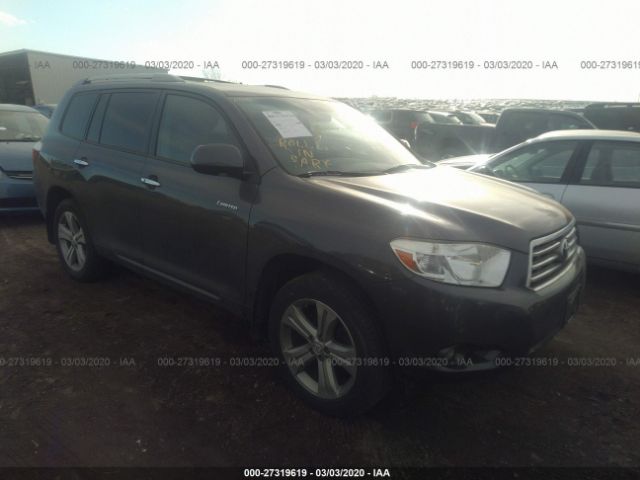 JTEES42A182088727 - 2008 TOYOTA HIGHLANDER LIMITED Gray photo 1