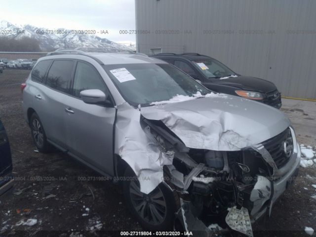 5N1DR2MM9HC647776 - 2017 NISSAN PATHFINDER S/SV/SL/PLATINUM Silver photo 1
