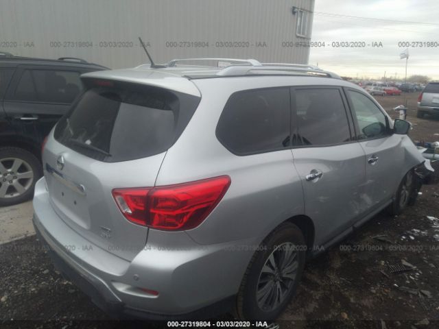 5N1DR2MM9HC647776 - 2017 NISSAN PATHFINDER S/SV/SL/PLATINUM Silver photo 4