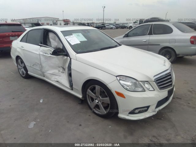 WDDHF5GB9BA470519 - 2011 MERCEDES-BENZ E 350 White photo 1