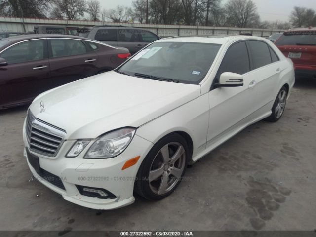 WDDHF5GB9BA470519 - 2011 MERCEDES-BENZ E 350 White photo 2