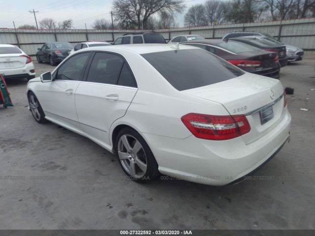 WDDHF5GB9BA470519 - 2011 MERCEDES-BENZ E 350 White photo 3