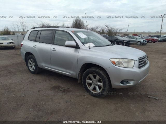 JTEDS41A992084083 - 2009 TOYOTA HIGHLANDER  Silver photo 1