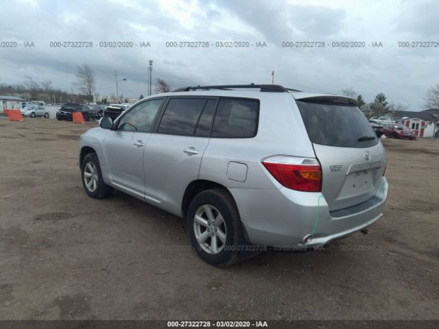 JTEDS41A992084083 - 2009 TOYOTA HIGHLANDER  Silver photo 3