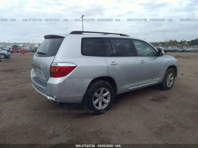 JTEDS41A992084083 - 2009 TOYOTA HIGHLANDER  Silver photo 4