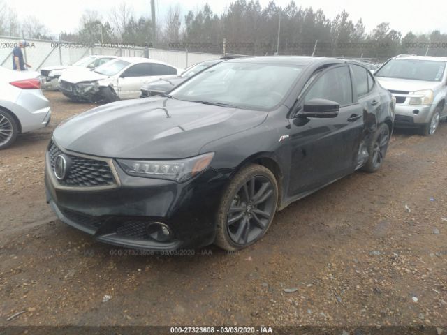 19UUB2F67JA001629 - 2018 ACURA TLX TECH+A/TCH+AR Black photo 2