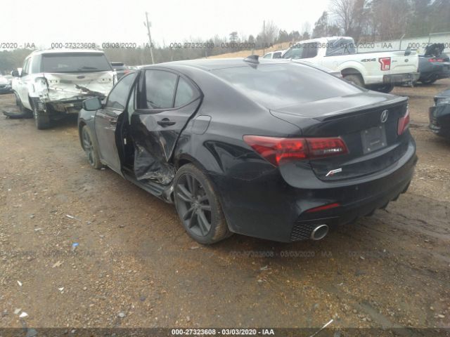 19UUB2F67JA001629 - 2018 ACURA TLX TECH+A/TCH+AR Black photo 3