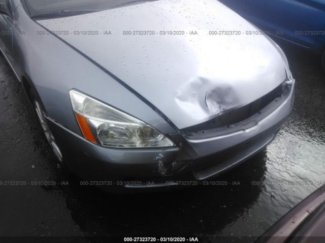 1HGCM66427A074752 - 2007 HONDA ACCORD SE Light Blue photo 6