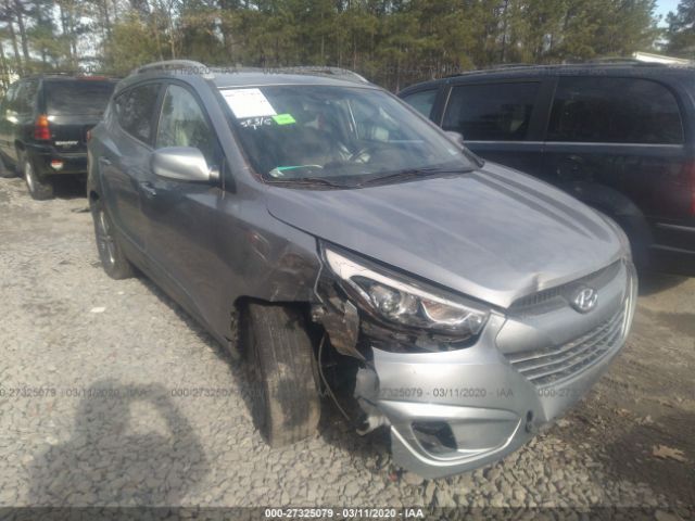 KM8JU3AG5EU830586 - 2014 HYUNDAI TUCSON GLS/LIMITED/SE Gray photo 1