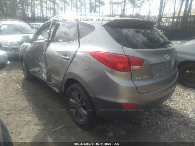 KM8JU3AG5EU830586 - 2014 HYUNDAI TUCSON GLS/LIMITED/SE Gray photo 3